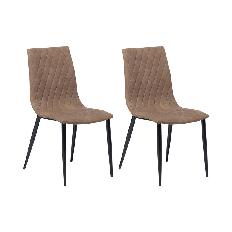Riceboro 44cm H Upholstered Side Chair, Light Brown