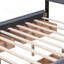 Lit plateforme tapissier avec tête de lit classique et 4 tiroirs, aucun sommier nécessaire, tissu en lin, grand-1655435171