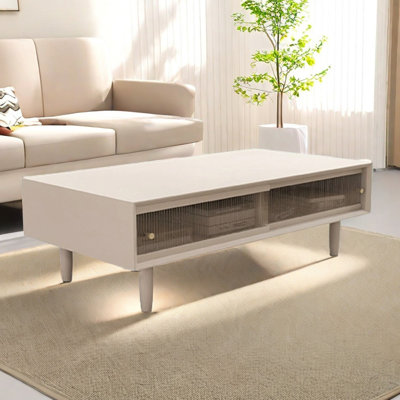 Solid Wood Coffee Table Rubber Wood Quality