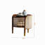 Hartland 50cm W Solid Wood Bedside Table-1245519655