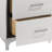 White 2-Drawer Nightstand