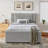 Chenille Upholstered Bed with 2 Drawers and Pull-Out Trundle
