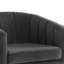 Fauteuil d'appoint touffeté tonneau