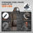 Soontrans Gaming Chair with Footrest Computer Ergonomic Office Chair with Massage Lumbar Support & Headrest, High Back Vintage Game Chair for Adults and Kids, Brown-1138300049