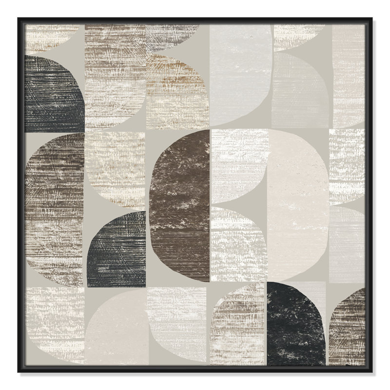 Shape and Form II - Square Version Print par Tom Reeves, Noir, H 31,5 po x l 31,5 po
