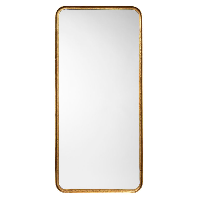 Capital Floor Mirror, Gold