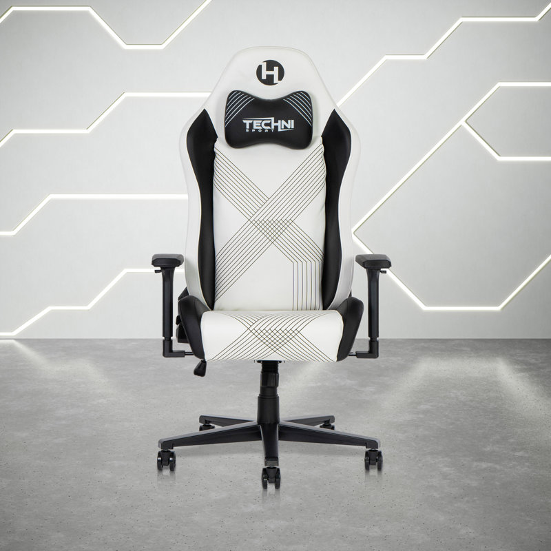 Fauteuil de jeu Inbox Zero 00D84F367FD14578B60A06066B9CFC8E, Blanc