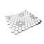 MOSAIQUE FLEUR BLANC ET PORCELAINE GRIS-130474711