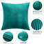 Aspire Homeware Embossed Square Velvet Cushion Cover-122903584-122221059