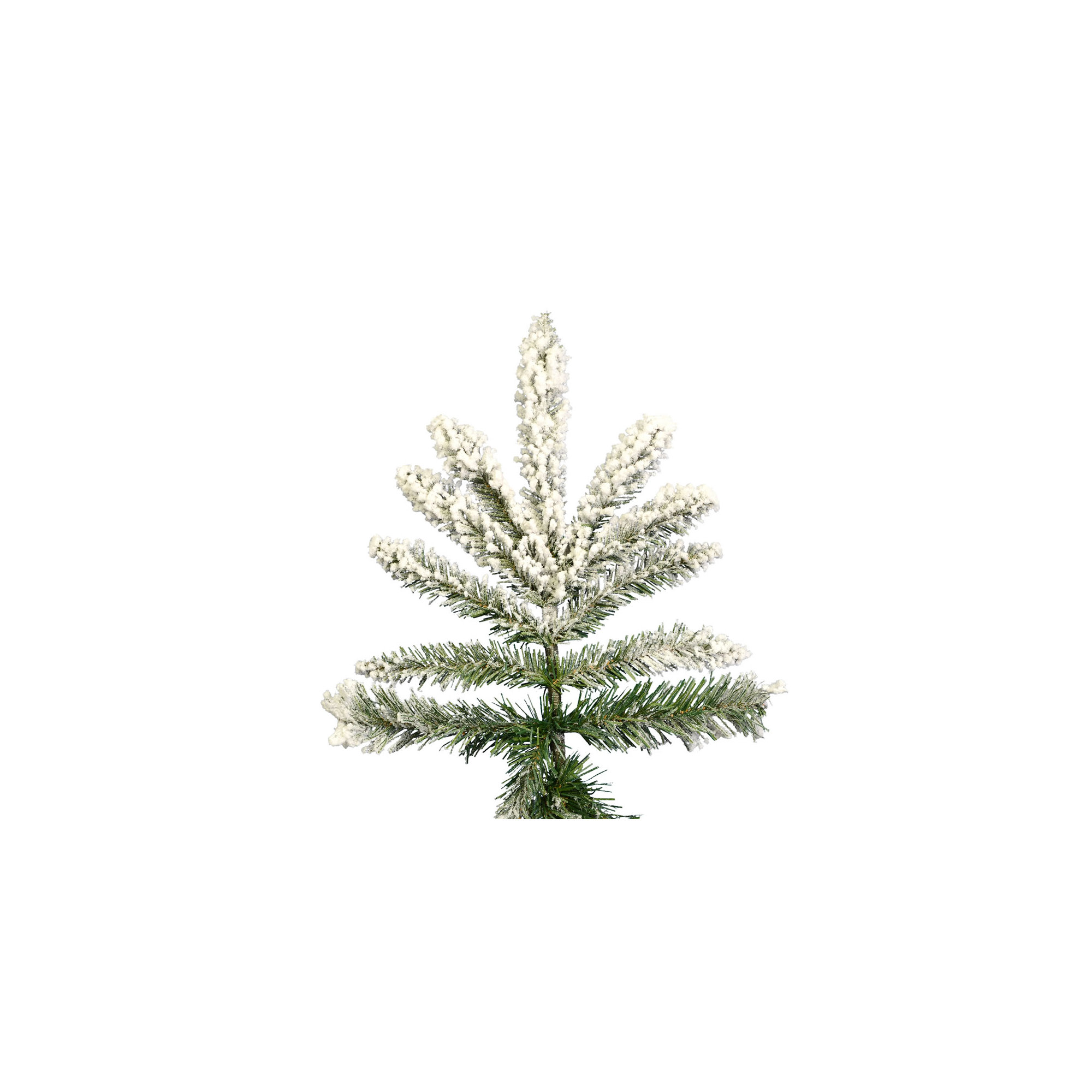 Green/White Fir Artificial Christmas Tree, 4.5' H