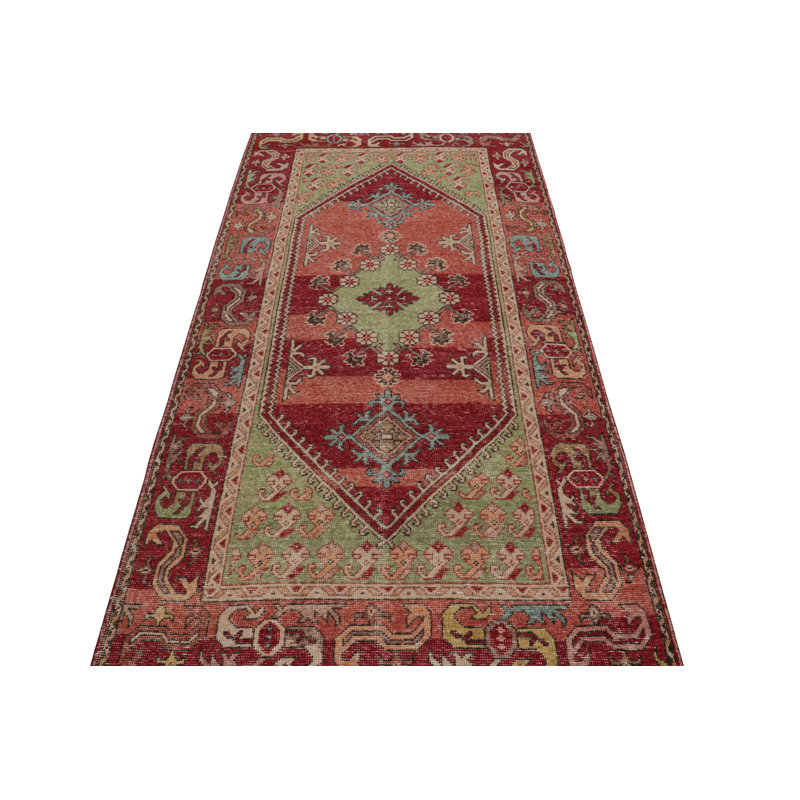 Distressed Homage Hand Knotted Wool Animal Print Area Rug, Rectangle 9' x 12'