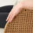 Upholstered Rattan Backrest Accent Arm Chair