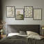 «Green Floral Botanical Abstract Landscape», impression encadrée, affiches, salle de bain, petit art mural-109747431-109747429