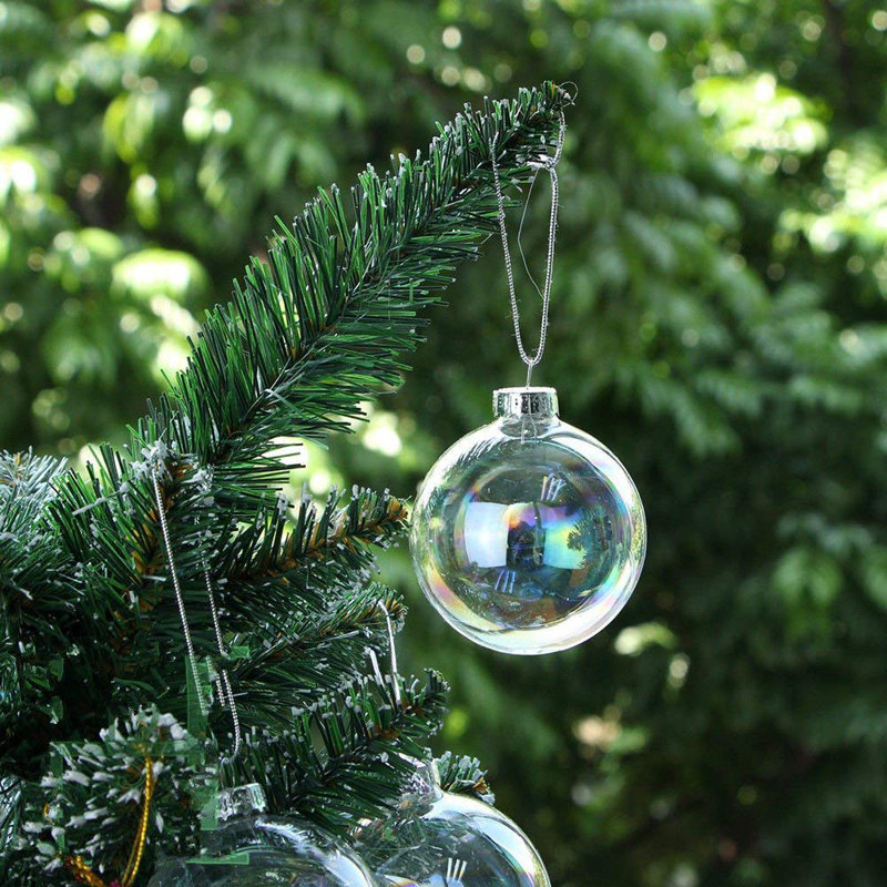 Solid Colour Glass Ball Ornament