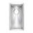 Ophelia 20'' L Single Bowl Stainless Steel Kitchen Sink