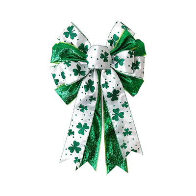 Green Bowknot Pendant With Bowknot Decoration St. Patrick's Day