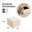Repose-pieds cubique avec rangement, repose-pieds multifonctionnel, beige-510085690-510085691