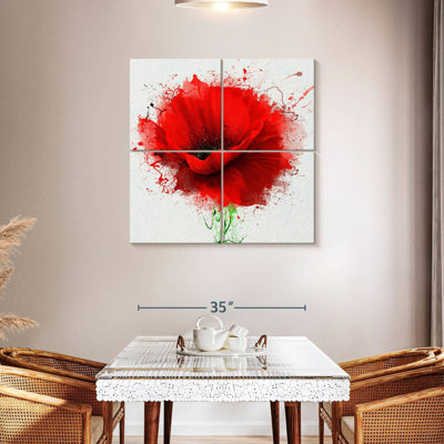 Harnek Red Poppy Splash