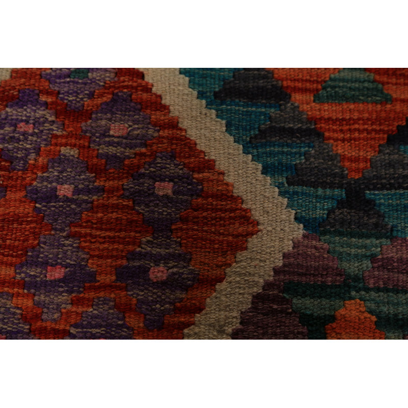 Tapis oriental en laine tissé à la main 8 x 11