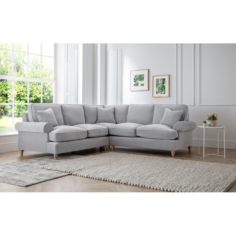 Longfellow Modular Corner Sofa, Ice, Symmetrical