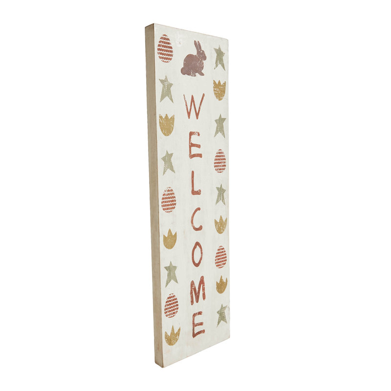 Plaque de bienvenue en bois 20 x 6 Jeseka