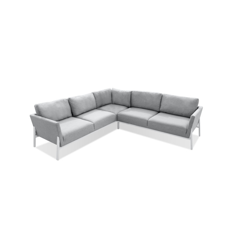 Canapé modulaire Kitsilano, gris argenté