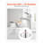 360° Swivel Kitchen Faucet Aerator with 5-Flow Sprayer, High Pressure Water Saver Adapter