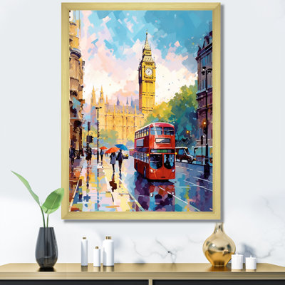 Vintage London UK Scenery - Cityscapes, impression d'art mural