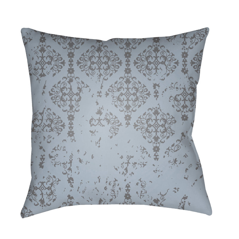  Indoor/Outdoor Throw Pillow, Charcoal