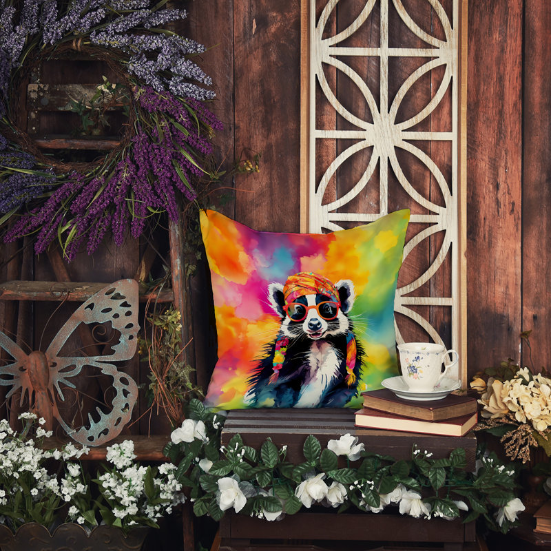 Coussin Hippie, H 14 po x l 14 po