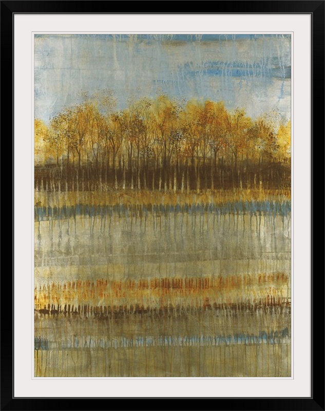 «Floris Beech Trees» par Liz Jardine, reproduction d'art, H 48 po x l 36 po x P 1,5 po, Toile