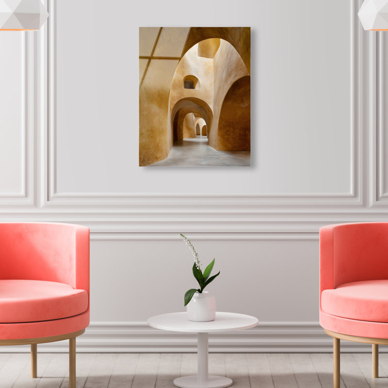 Honeyed Vaults II Print, 36"H x 30"W, High-Gloss Acrylic Print