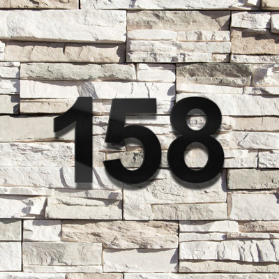 6 in. Floating Mount House Number