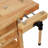 60-Inch Rubber Hardwood Workbench With 4 Drawers, 330LBS Heavy Duty Portable Work Bench, Woodworking Table For Garage, Workshop & Home Storage