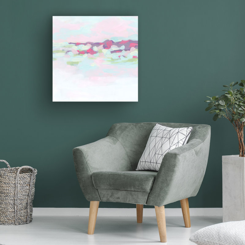 «June Erica Vess Rose Quartz Shore I», art sur toile, H 24 po x l 24 po x P 2 po