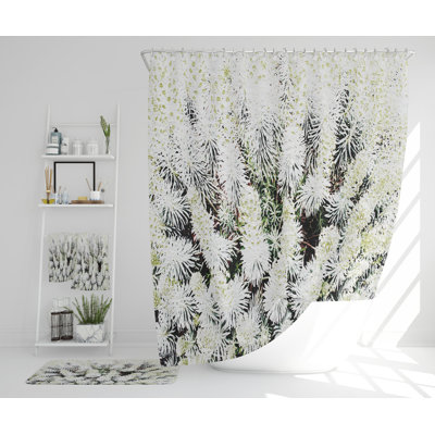 Neeli Polyester Shower Curtain Set