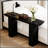 Triangular-Shaped Design Console Table, Sofa Table, Modern Entryway Table With Sleek Aesthetic And Versatile Functionality