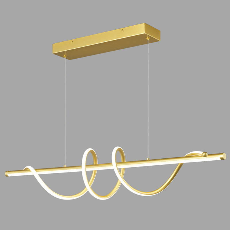 Modern LED Dimmable 3000K-6000K with Remote Control Pendant Lights Adjustable Height Pendant Lights  Irregular Chandeliers for Living Room Kitchen Island  Bedroom