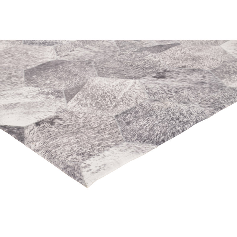 Beier Nova Flatweave Grey Rug, Rectangle 120 x 170cm