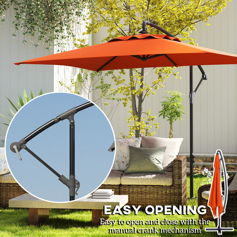 294cm Market Parasol, Orange