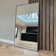 Vertell Oversize Rectangle Full Length Mirror Metal Mirror for GYM/ Bedroom with Stand