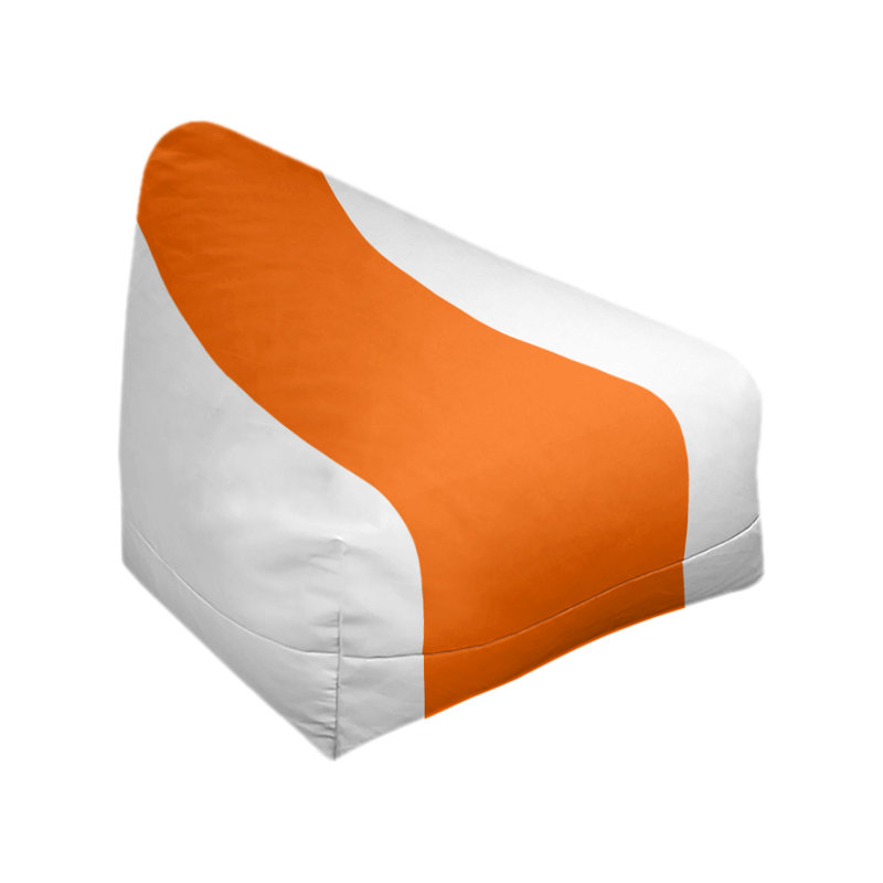 Housse de sac de pois standard Miami, Blanc / rouge orangé / blanc
