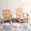 Chaise Adirondack en bois massif Aritzel Jossper (paquet de 2)