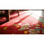 Antique Red Color Field Chinese Art Deco Room Size Area Rug