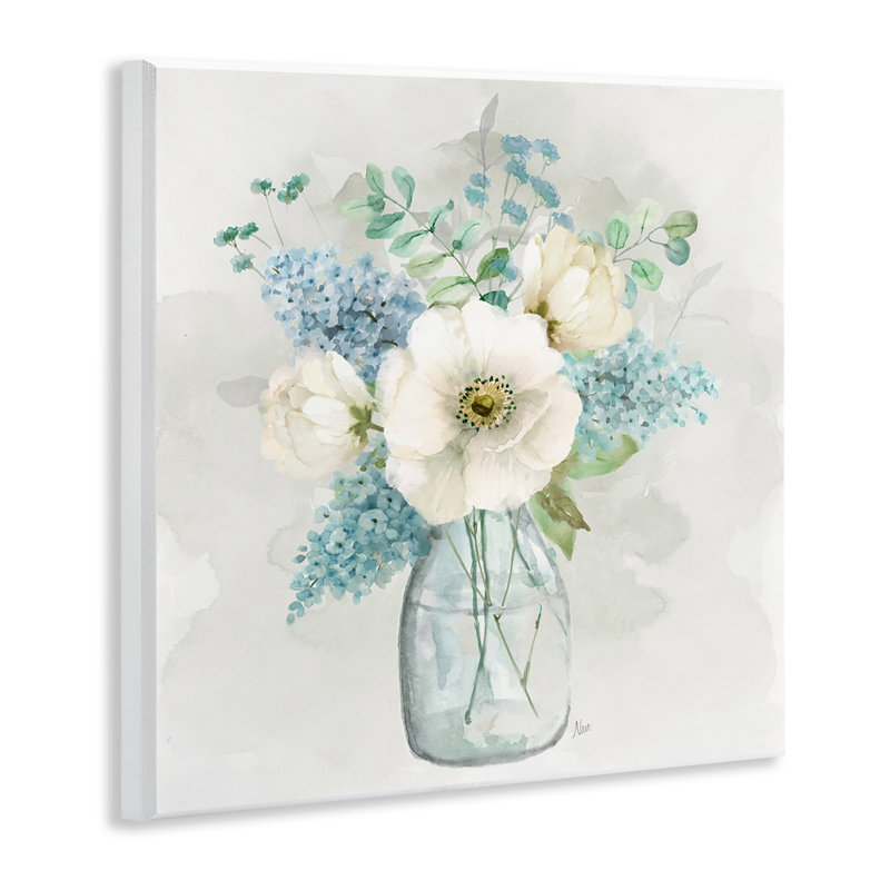 «Centric Bouquet in Soft Tones», plaque murale, design par Nan