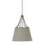 Luminaire suspendu conique à 1 lumière avec détails en bois Sonny