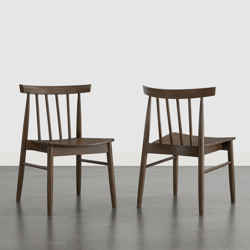 Spindle Back Dining Chair, Walnut