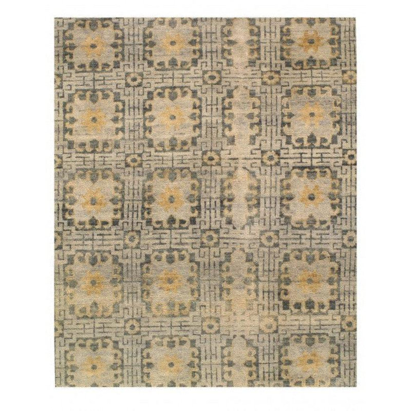Oriental Area Rug in Gray