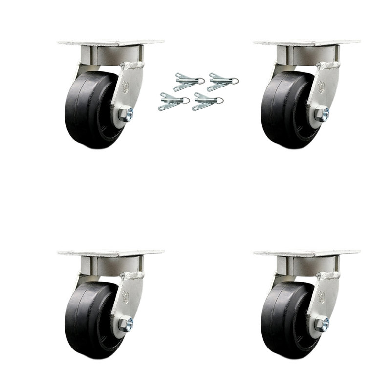 Kingpinless sur roulettes pivotantes
