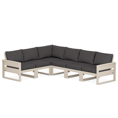 TREX Outdoors Eastport 5 - Person Outdoor Seating Group with Cushions